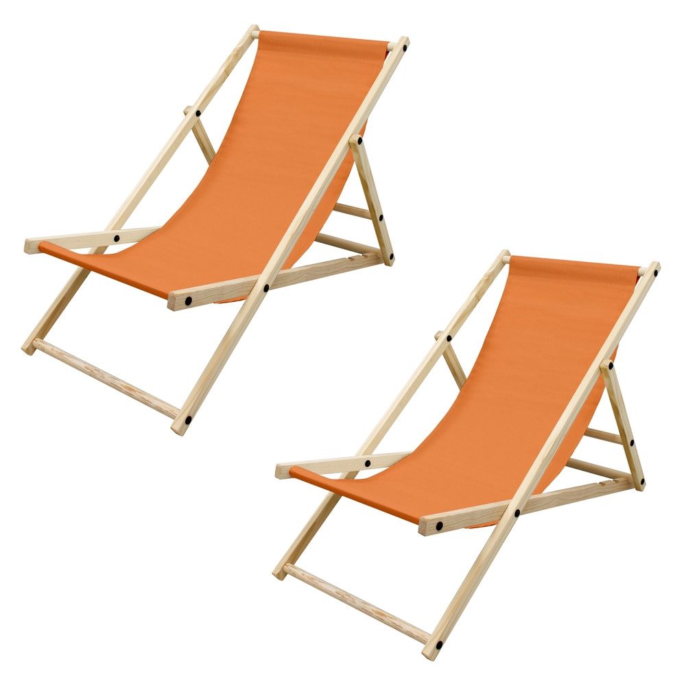 ECD Germany Gartenliege Holz Beachstuhl klappbarer günstig online kaufen