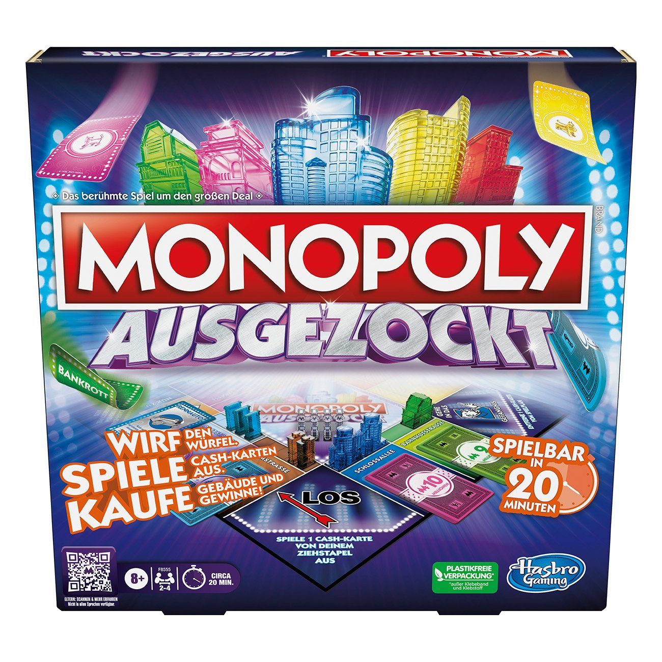 Hasbro Spiel Monopoly Ausgezockt
