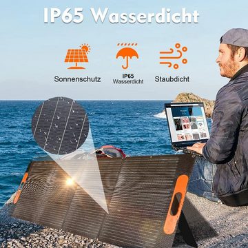 GLIESE Solarmodul 200W Portables Solarpanel Monokristallines Silizium IP67 Wasserfest