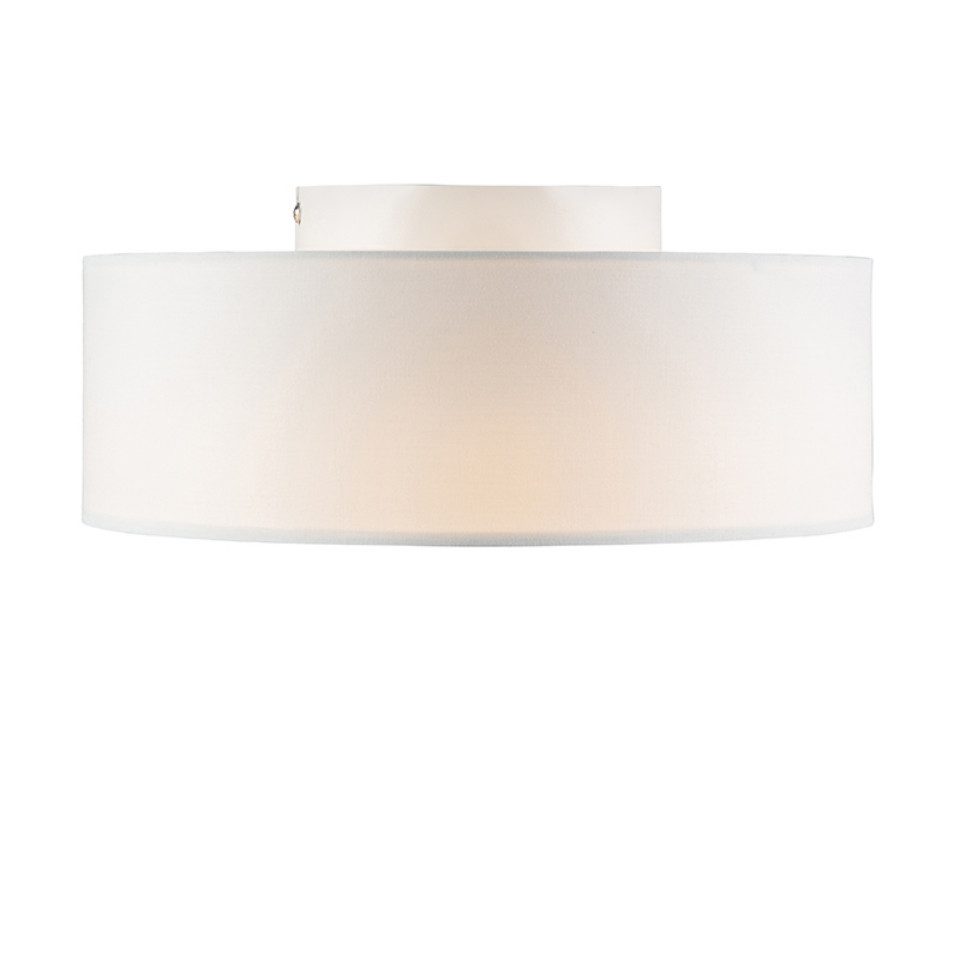 Qazqa Deckenleuchte Drum led, LED fest integriert, (nicht austauschbare) LE günstig online kaufen