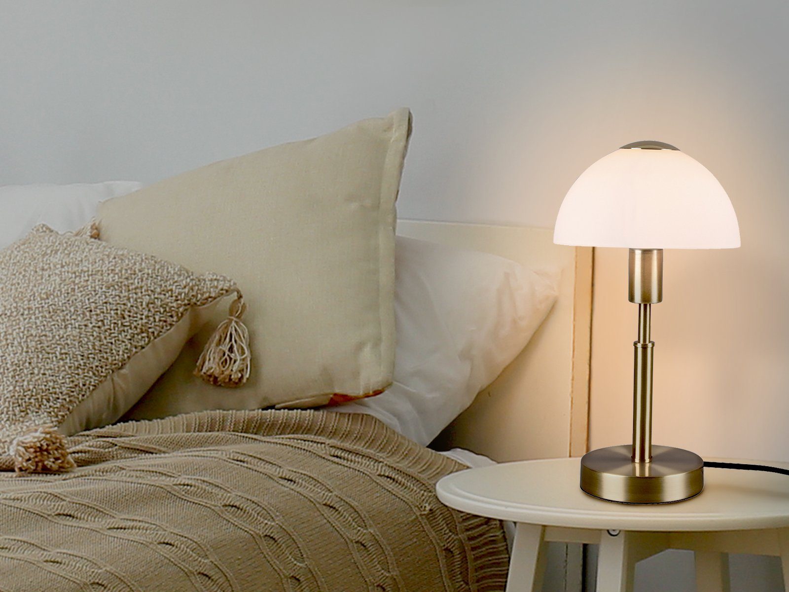 Reality Leuchten LED Nachttischlampe, Dimmfunktion, LED günstig online kaufen
