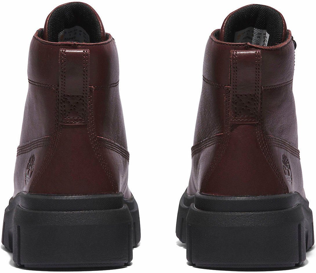 Leather Timberland bordeaux Greyfield Boot Schnürboots