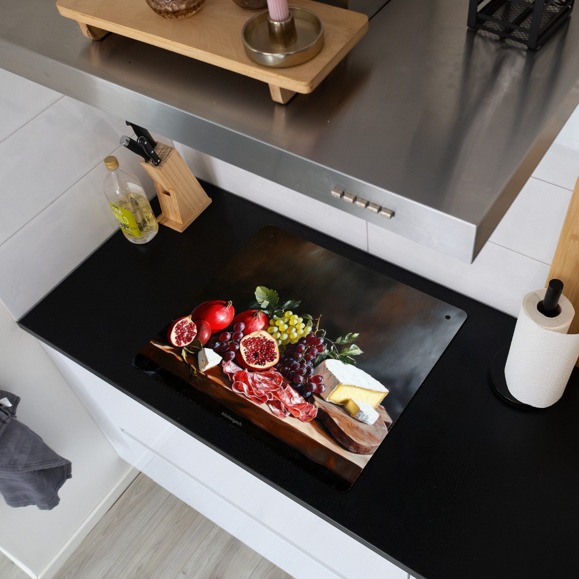 KitchenYeah Küchenrückwand Trinktafel - Stilleben - Vintage, (1-tlg), Ceran günstig online kaufen