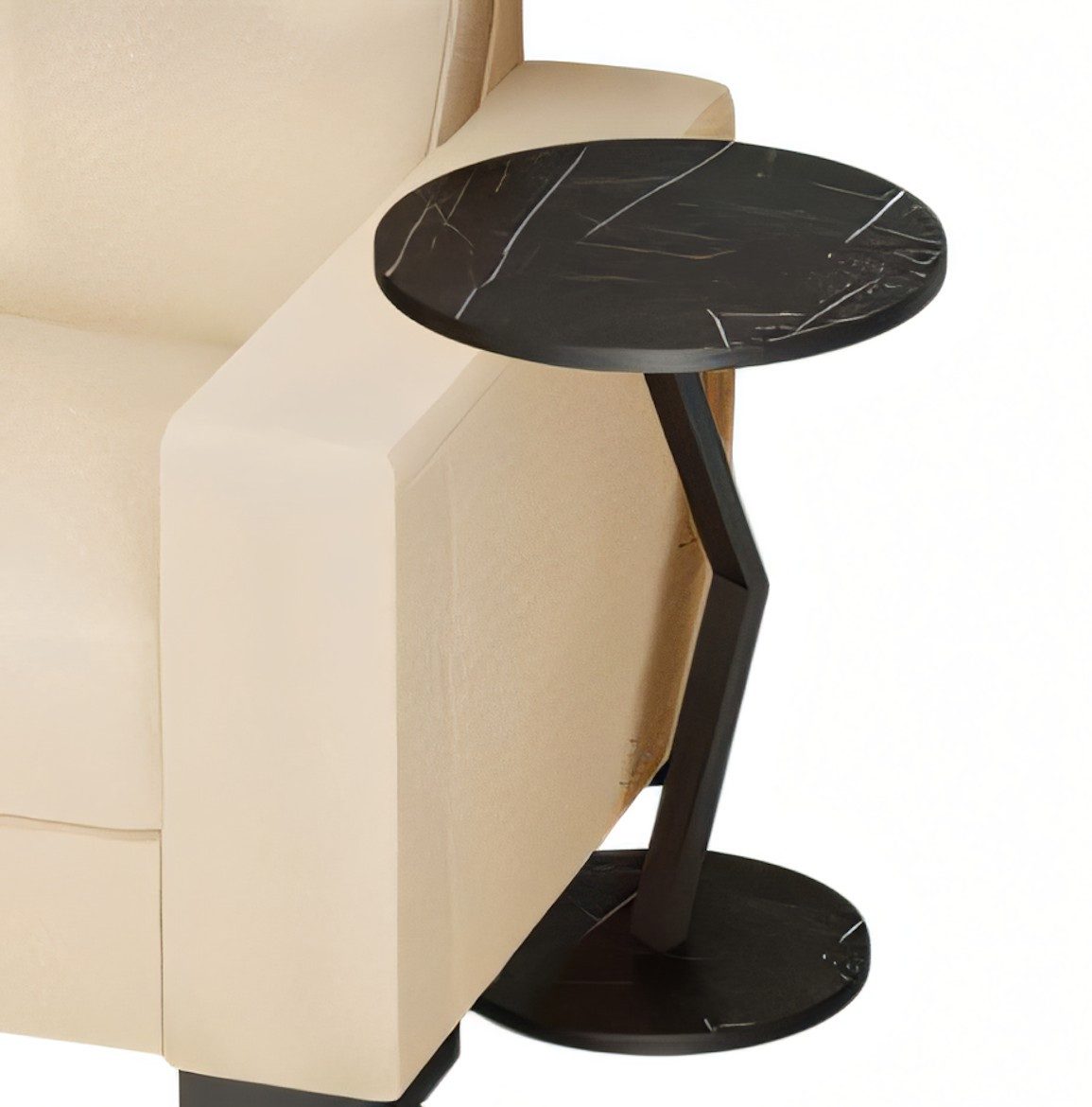 Xlmoebel Beistelltisch Schwarzer Holz Tisch von XLMOEBEL im modernen Design (Einzeltisch, 1-St., 1x Beistelltisch), Made in Europa