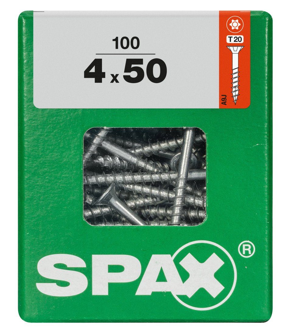 SPAX Holzbauschraube Spax Universalschrauben 4.0 x 50 mm TX 20 Senkkopf