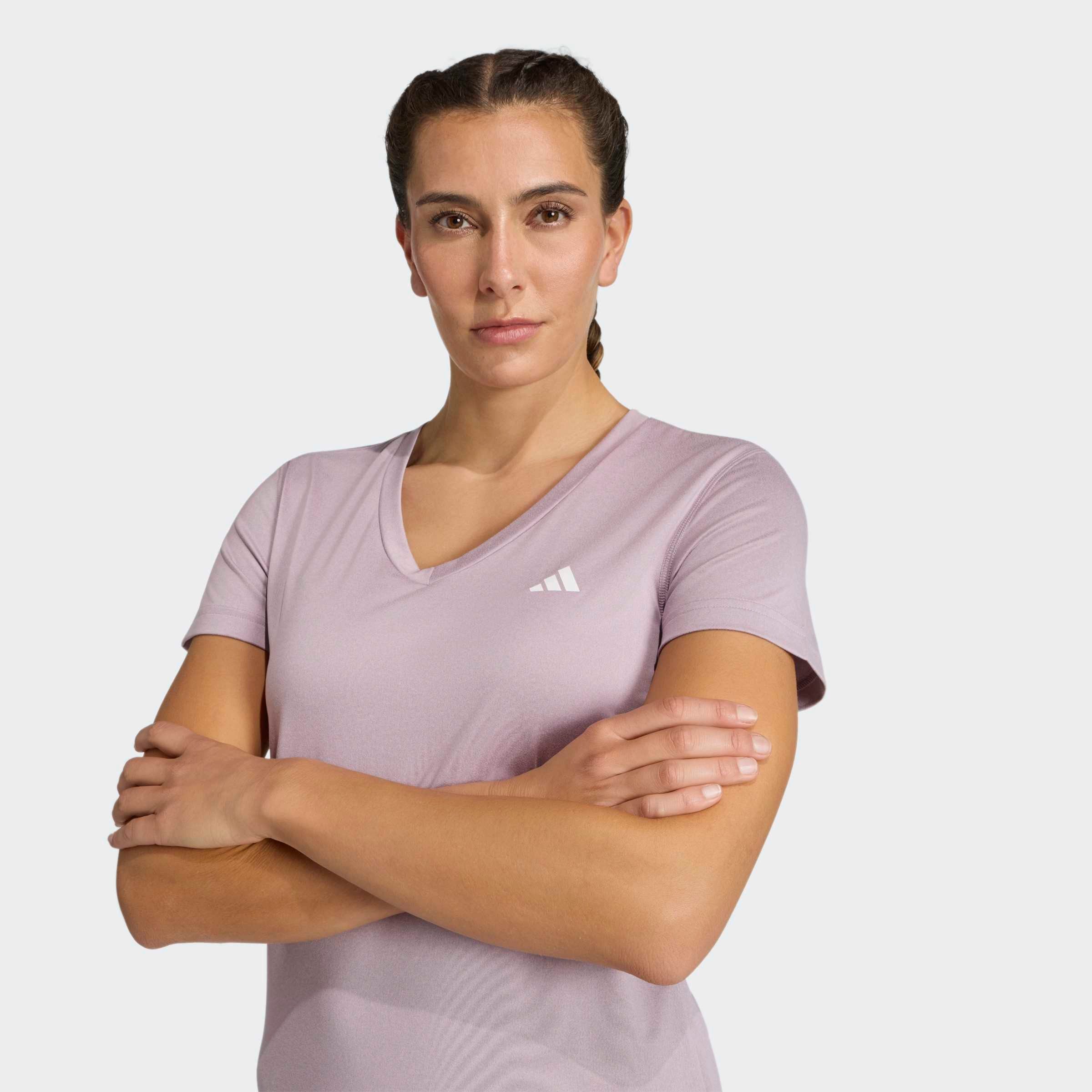 adidas Performance T-Shirt ADIDAS WORKOUT ESSENTIALS MIT V-AUSSCHNITT