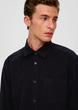 s.Oliver Langarmhemd Regular: Langarmhemd aus Baumwolle Tape
