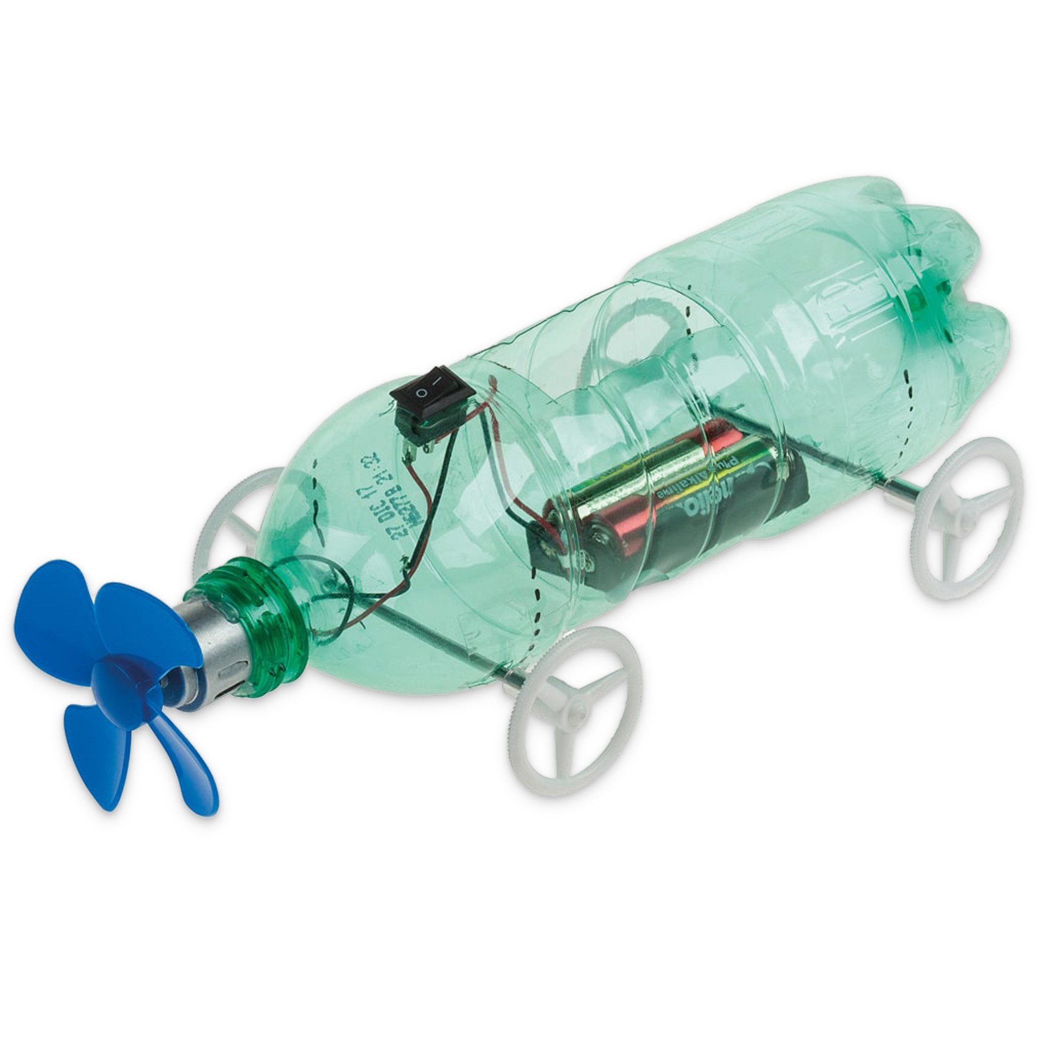matches21 HOME & HOBBY Recycling Auto Propeller-Antrieb Bausatz Holzbaukasten