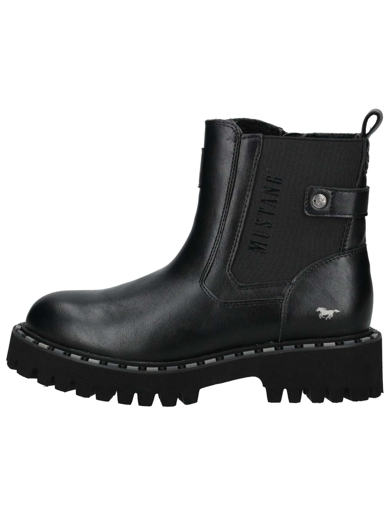 MUSTANG Stiefelette Lederimitat/Textil . Stiefelette günstig online kaufen