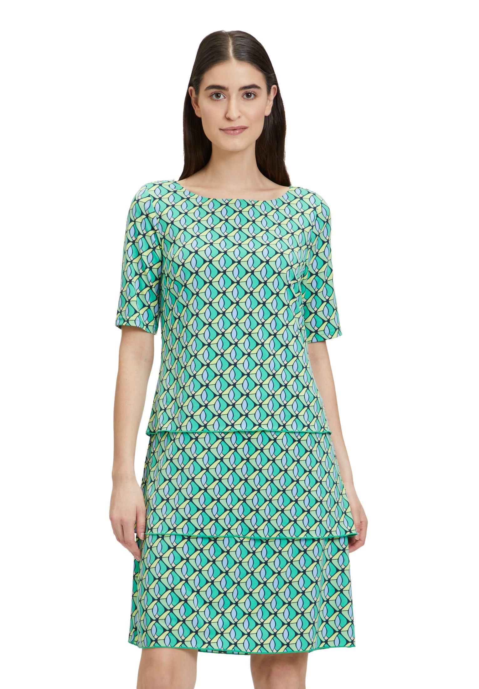 Sommerkleid Betty Barclay Stufenkleid kurzarm
