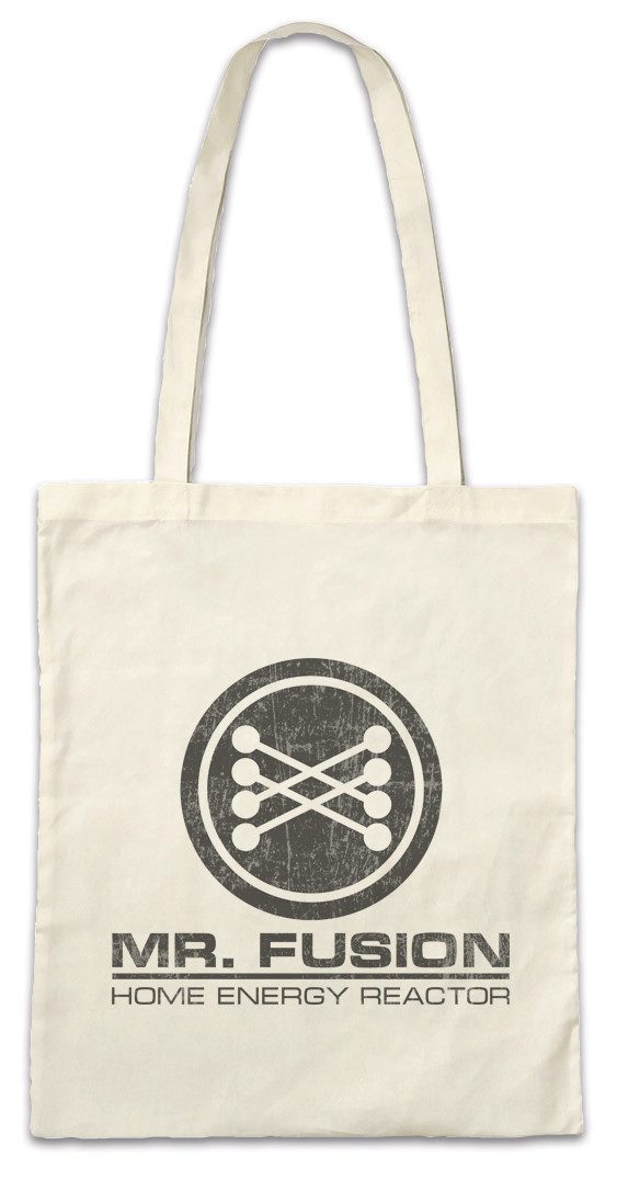 Beuteltasche Mr. Fusion Stofftasche Back Energy To The Zurück Reactor In Die Future