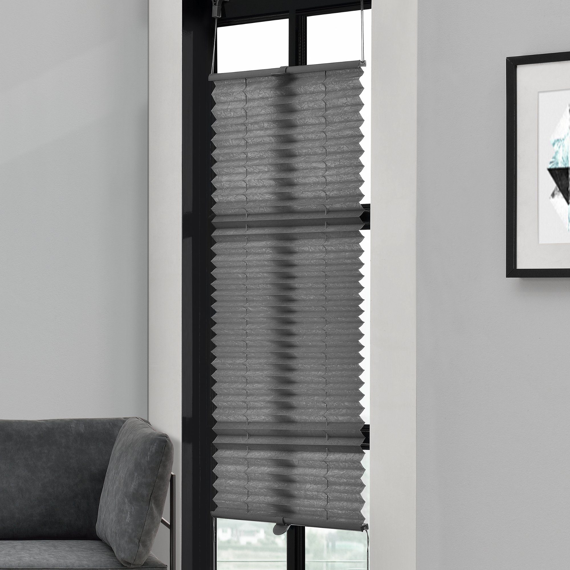 neu.haus Plissee, Lichtschutz, ohne Bohren, Klemmmontage, günstig online kaufen