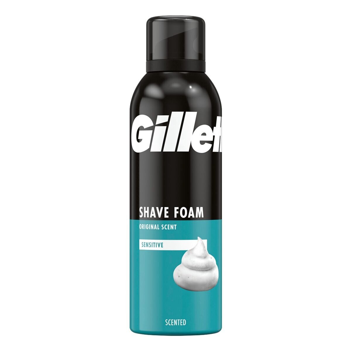 Gillette Rasierschaum Sensitive Basis, 200 ml