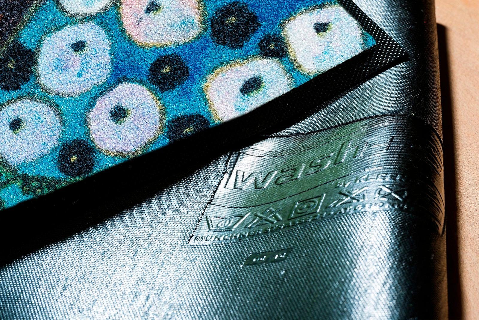 wash+dry by Kleen-Tex Läufer Stadt in Blau, rechteckig, Höhe: 7 mm, Schmutzfangläufer, rutschhemmend, waschbar, ideal in Diele & Flur