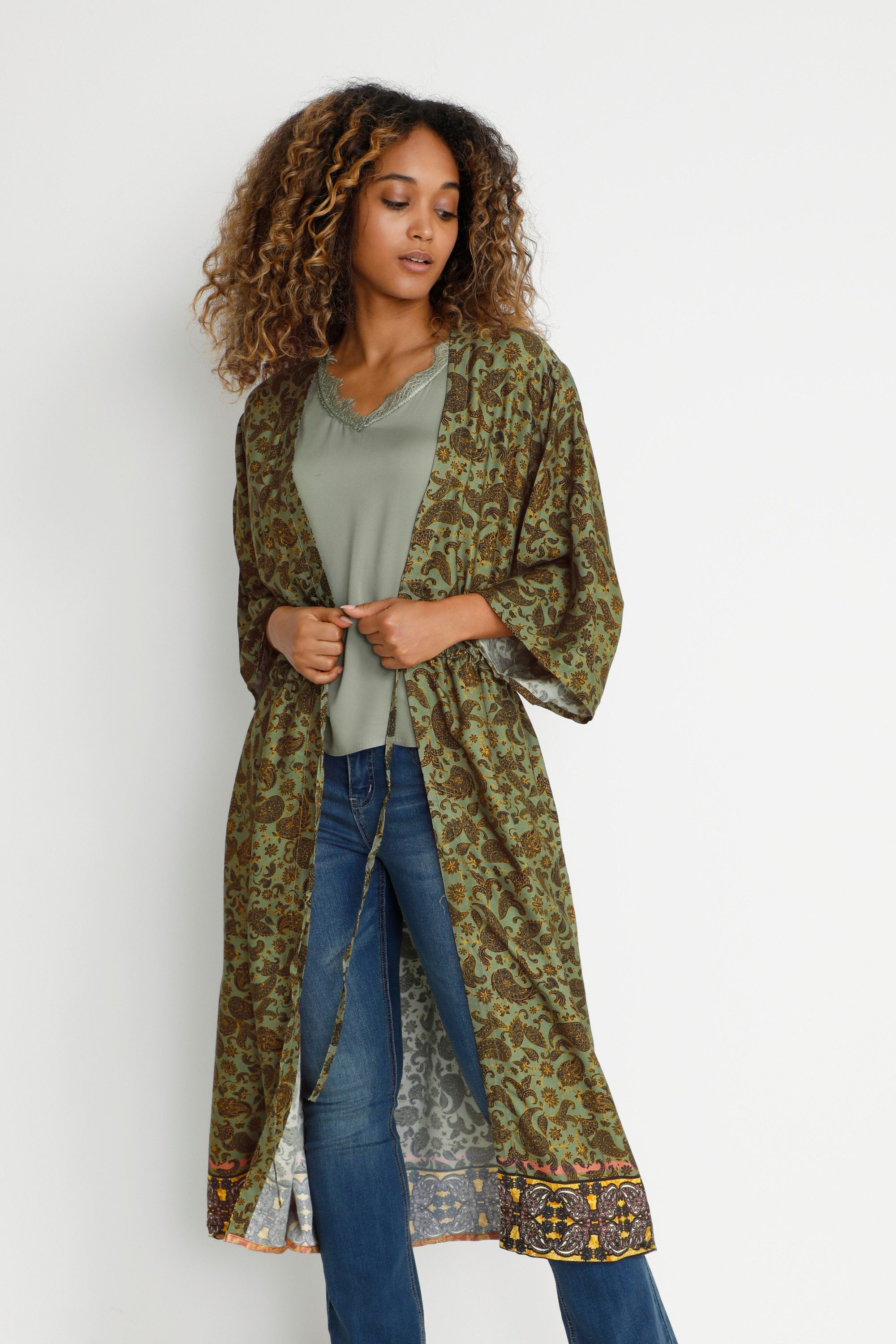 Cream Blusenkimono Accessoires EmmeliaCR