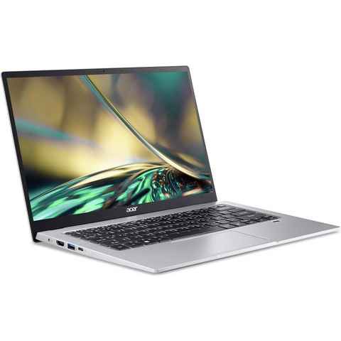 Acer Swift 1 (SF114-34) Windows 11 - 4 GB Ram - 128 GB Ultrabook (35,60 cm/14 Zoll, Intel Pentium N6000, UHD Graphics, Wi-Fi 6 (802.11ax), USB-C, Fingerabdruck, 15 Std Akku)