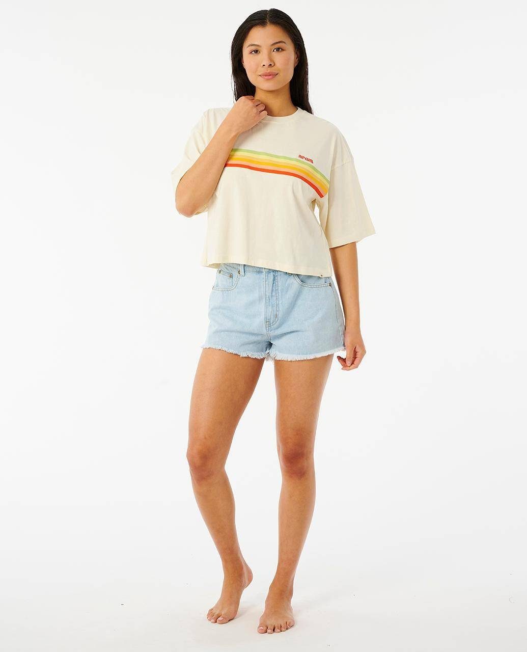 Heritage im Rip Curl Crop T-Shirt T-Shirt Fit Eventide
