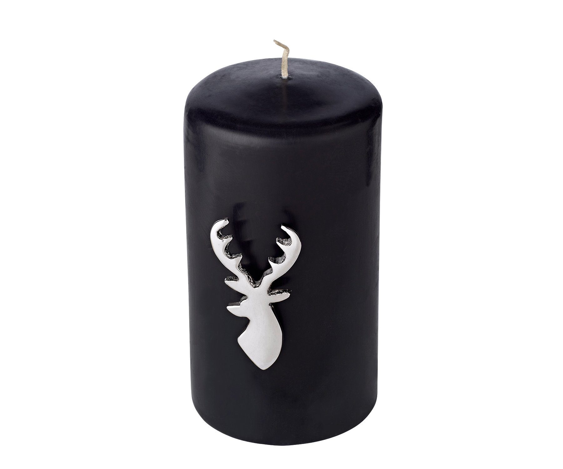 EDZARD Kerzenständer Kerzenpin, silberfarben, Kerzenstecker für Stumpenkerzen