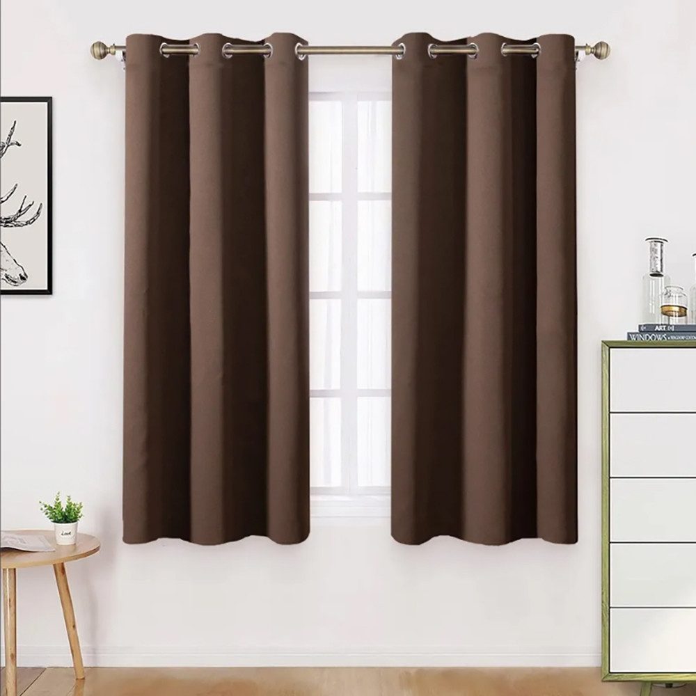 FOUORTUNATE-BEE Verdunkelungsvorhang Thermovorhang Kälteschutz mit Ösen (2 günstig online kaufen