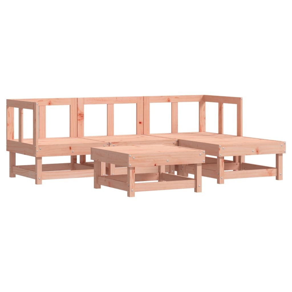 Gartenlounge-Set 5-tlg. Garten-Lounge-Set Massivholz Douglasie