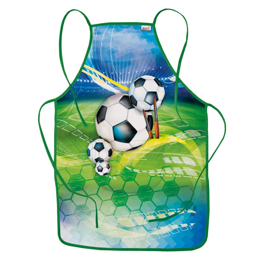 Roth Malschürze Roth Kinderschürze Fußball 40x60cm