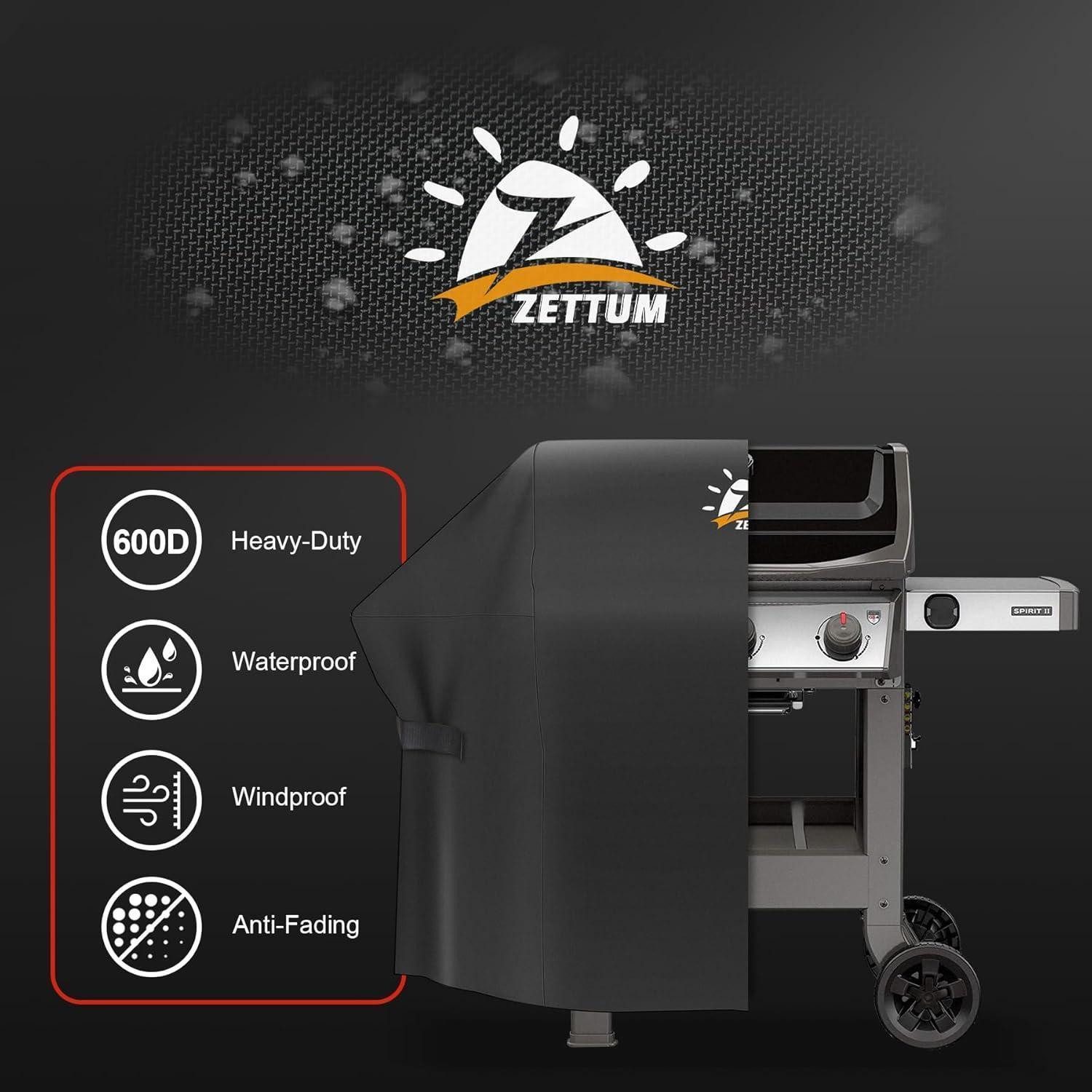 LuxusKollektion Grill-Schutzhülle Grillabdeckung 121 cm für Weber Spirit 200 Serie - Heavy