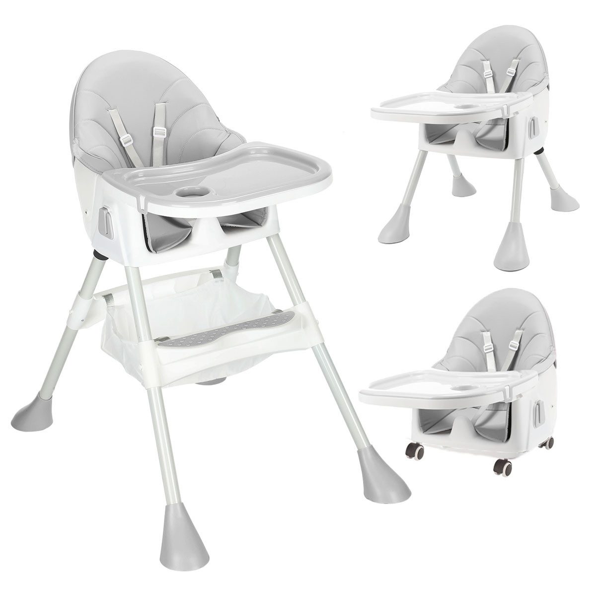 oyajia Kinderstuhl 3-in-1 Kinderstuhl, Kombistuhl, Babystuhl, 7-stufig höhe günstig online kaufen