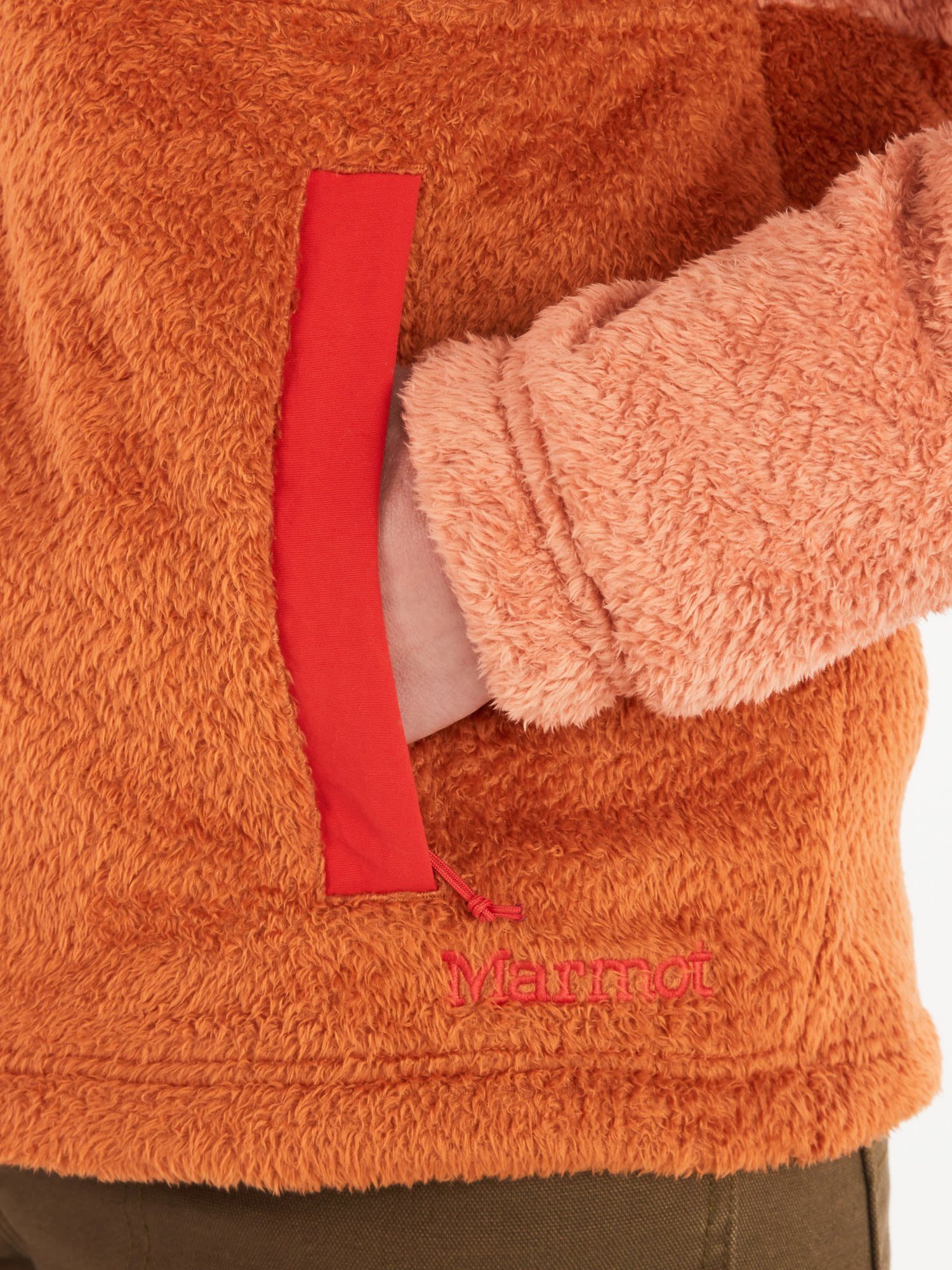 1/2 Marmot Fleece - Damen Zip Homestead Gold Copper Marmot Rose W Longpullover