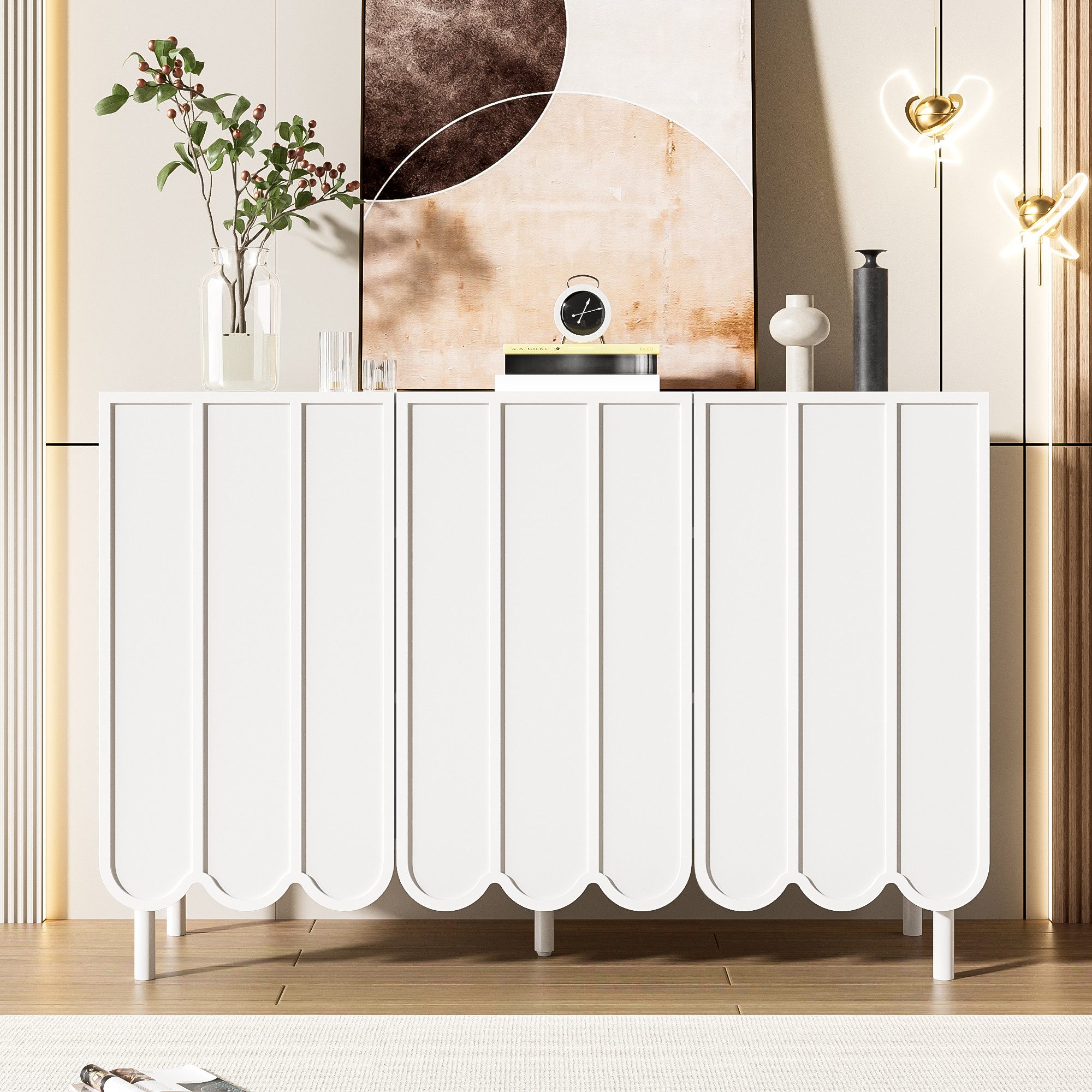 MODFU Sideboard Rebound-Öffnungssystem (Kommode, Buffetschrank, 1 günstig online kaufen