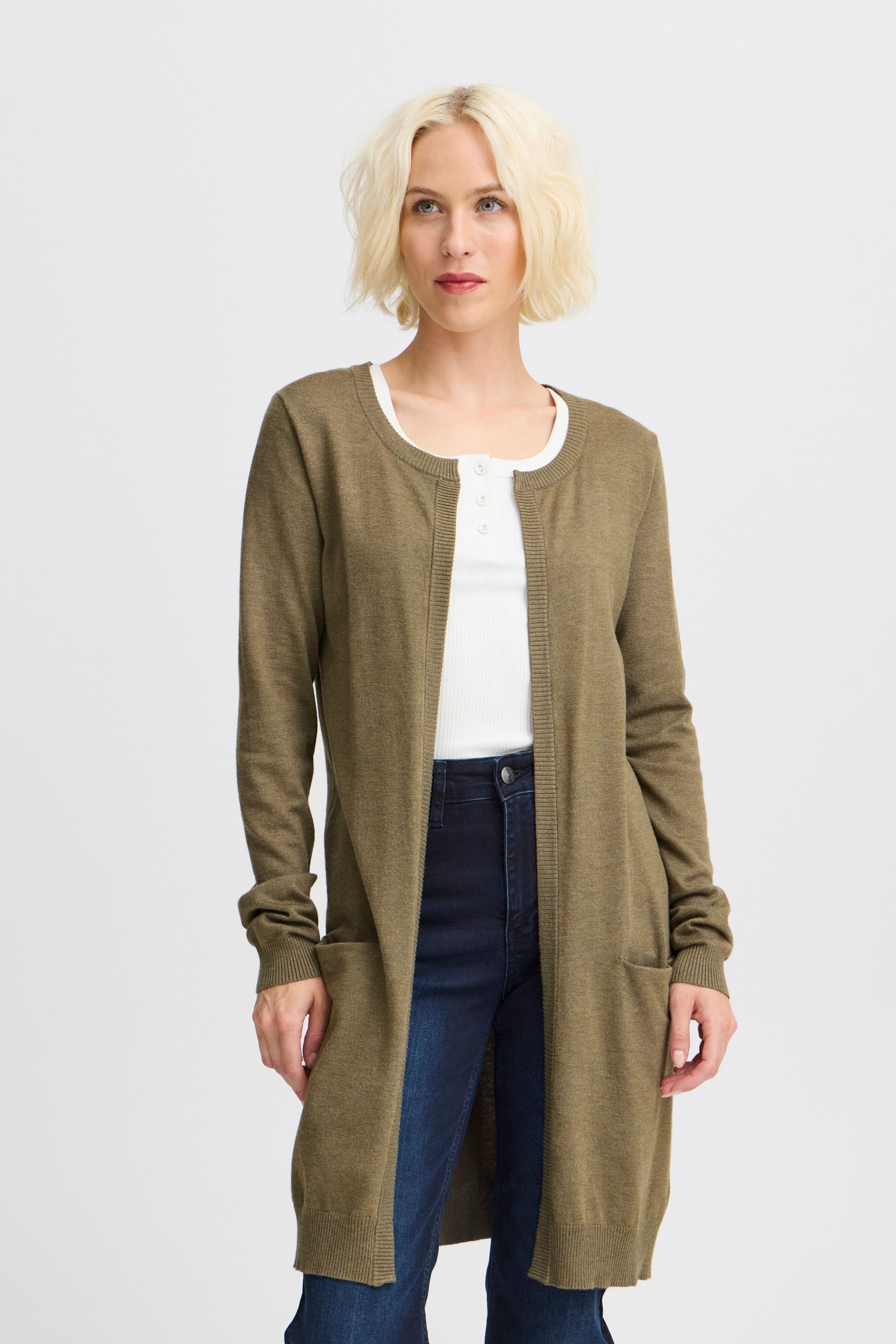 Pulz Jeans Strickjacke PZSARA Lange Strickjacke günstig online kaufen