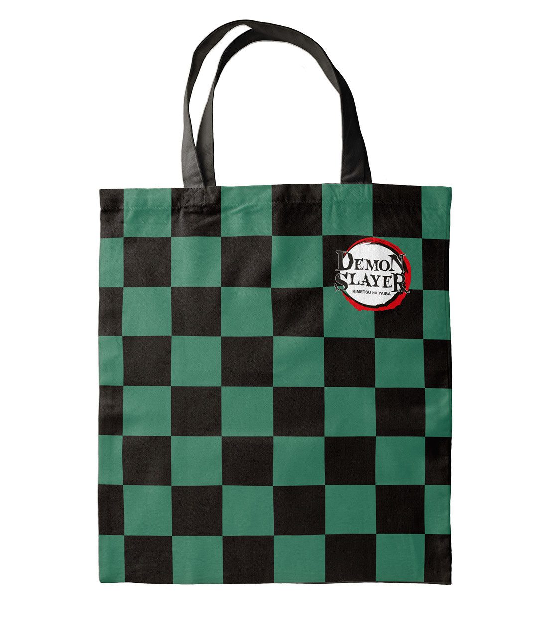 Demon Slayer Shopper Tanjiro Pattern Tote Bag, Einkaufstasche Tragetasche
