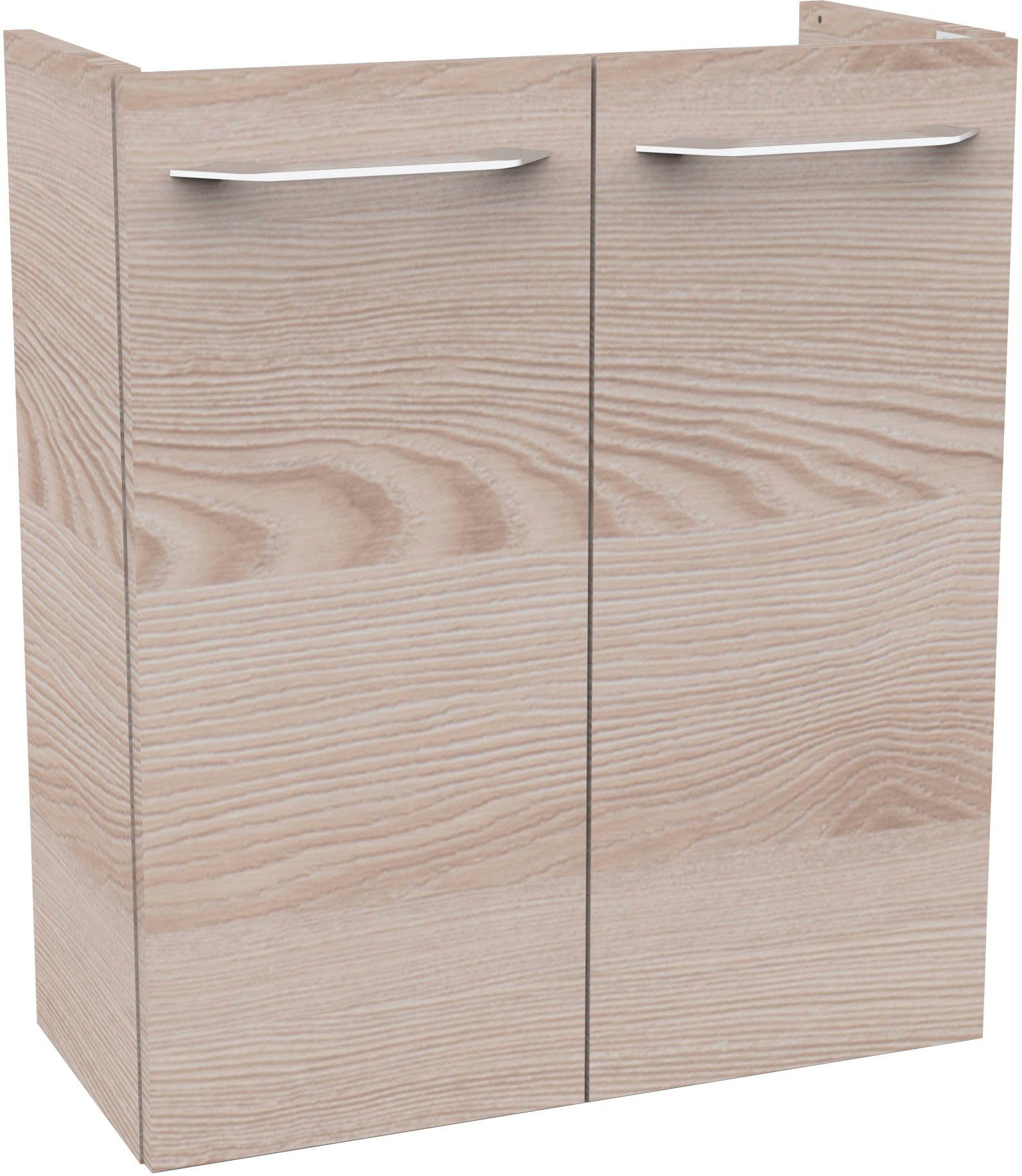 FACKELMANN Waschbeckenunterschrank SBC Badmöbel für Gäste-WC, Breite ca. 55 cm