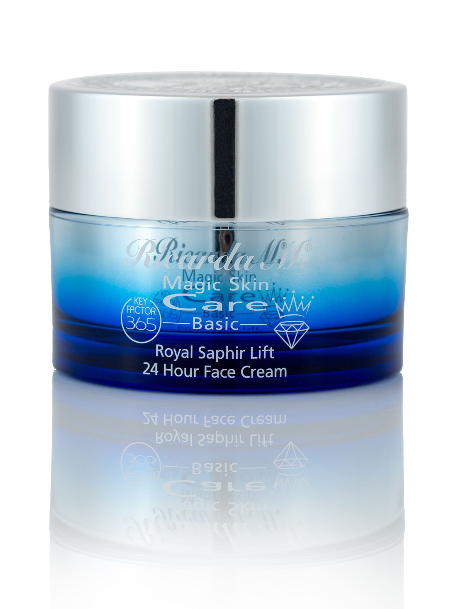 Ricarda M. Anti-Aging-Creme "MSC Royal Saphir Lift 24H Face Cream" 120ml, mit Anti-Aging-Formel (studienbelegt): verjüngt auf zellulärer Ebene