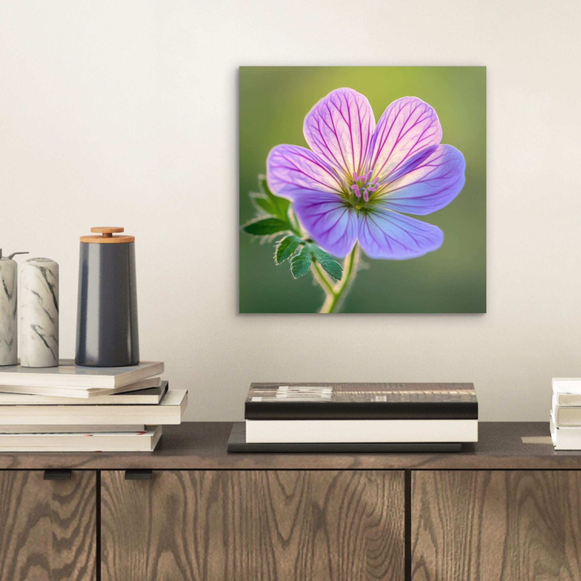 MuchoWow Metallbild Blume - Nahaufnahme - günstig online kaufen