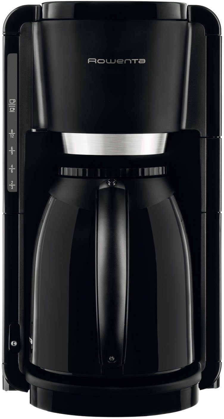 Rowenta Filterkaffeemaschine CT3801 Adagio, 1,25l Kaffeekanne, 1x4, Edelstahl- Thermokanne, 10-15 Tassen, 1,25 L, Automatische Abschaltung