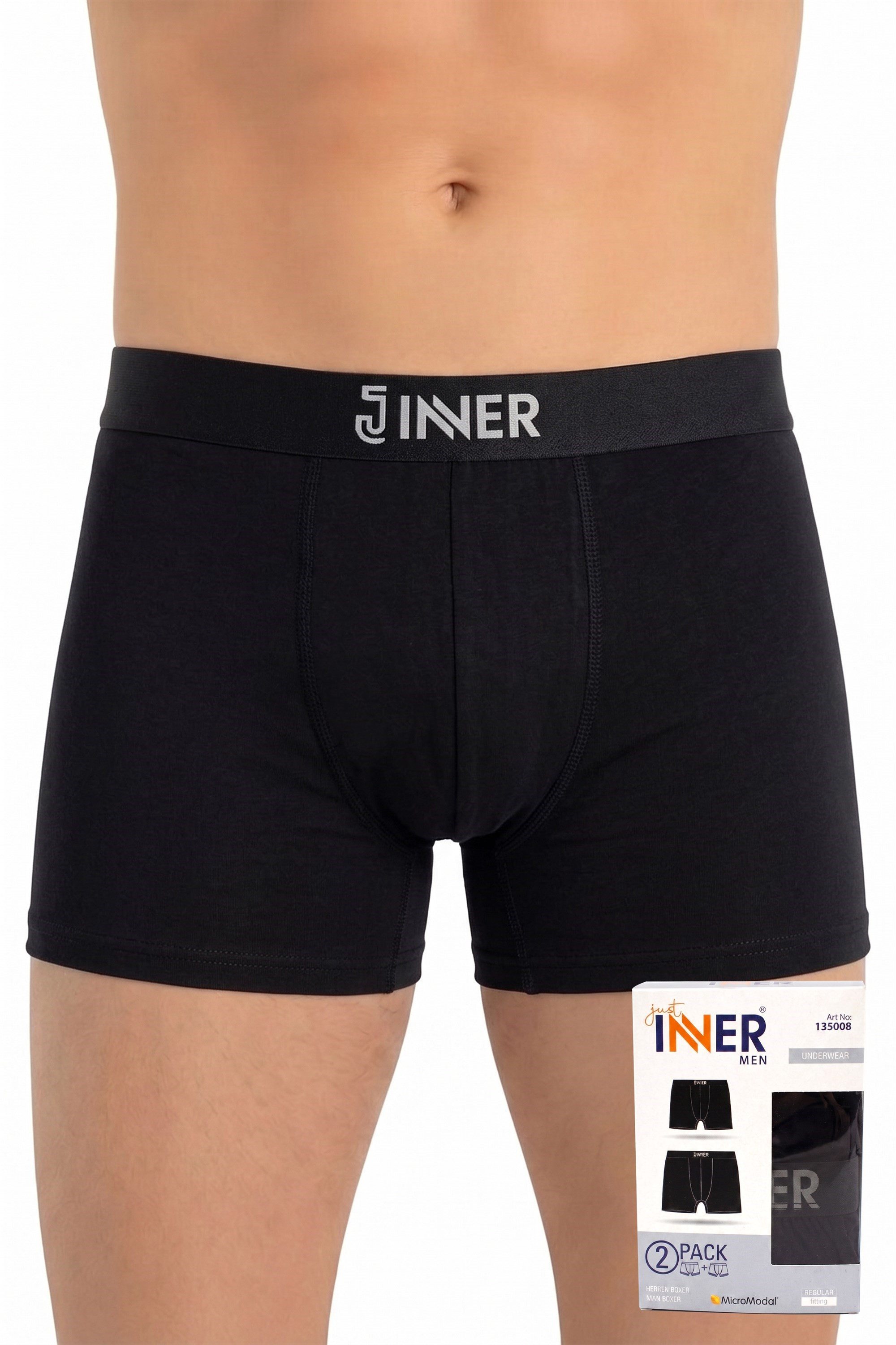 Boxer Herren 2er-Pack Modal Boxershorts