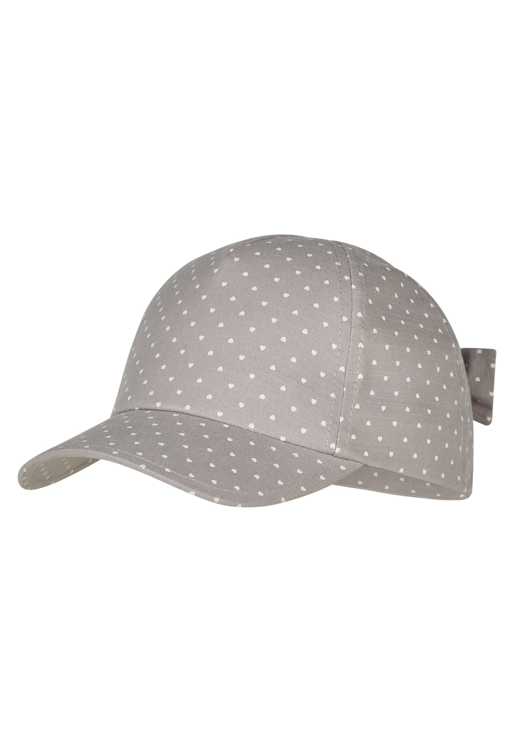 Sterntaler® Baseball Cap Basecap Herzchen (1-St) Baumwoll-Basecap mit Herzchenprint und Metallschließe zur Regulierung
