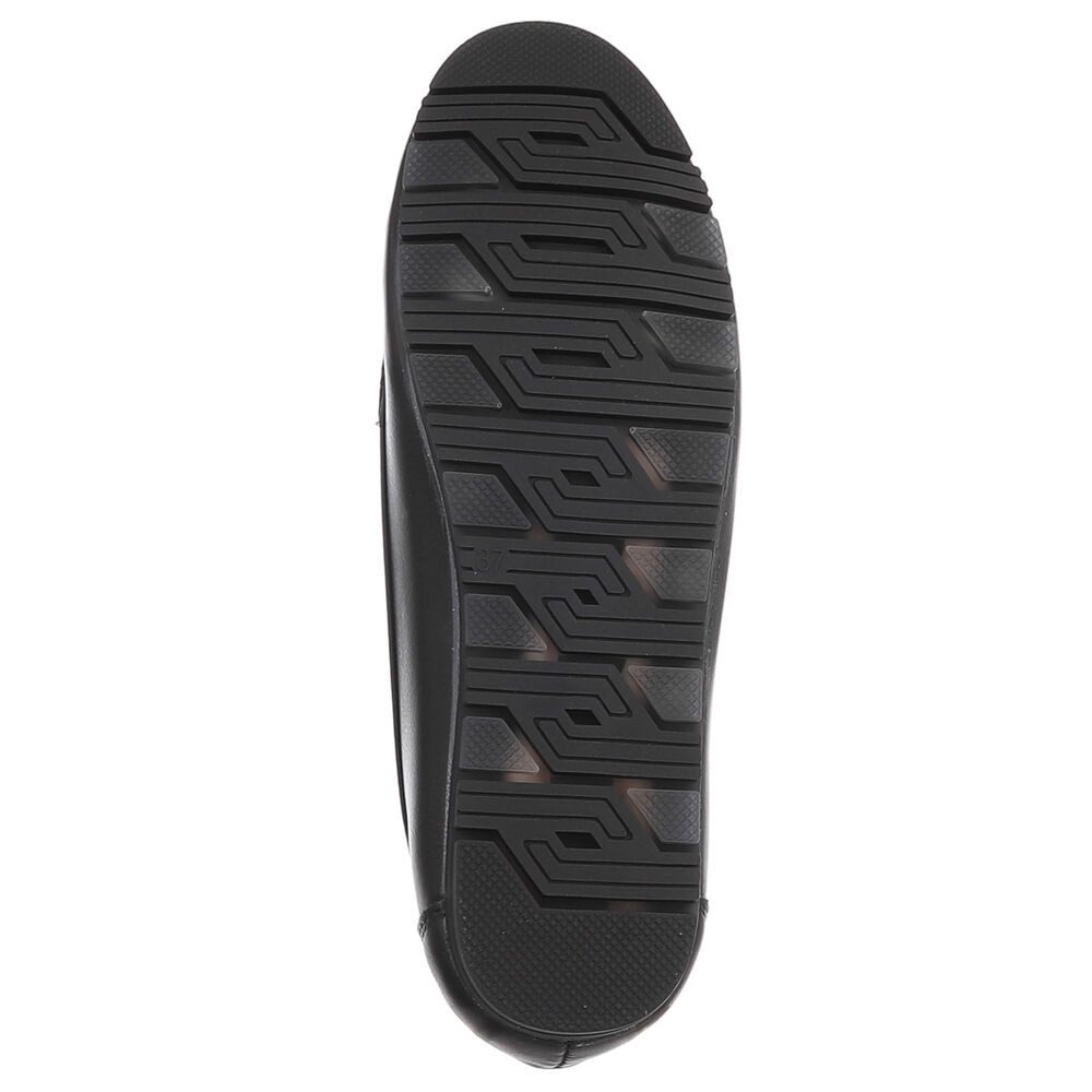 Ital-Design Damen Slipper mit erhöhtem Tragekomfort und Luftdurchlässigkeit Slipper (91512559) Flach Mokassins in Schwarz