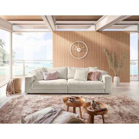 3C Candy Big-Sofa Enisa, legere Polsterung B/T/H: 290/127/85 cm, Zeitloses und stylisches Loungemöbel, in Fein- und Breitcord