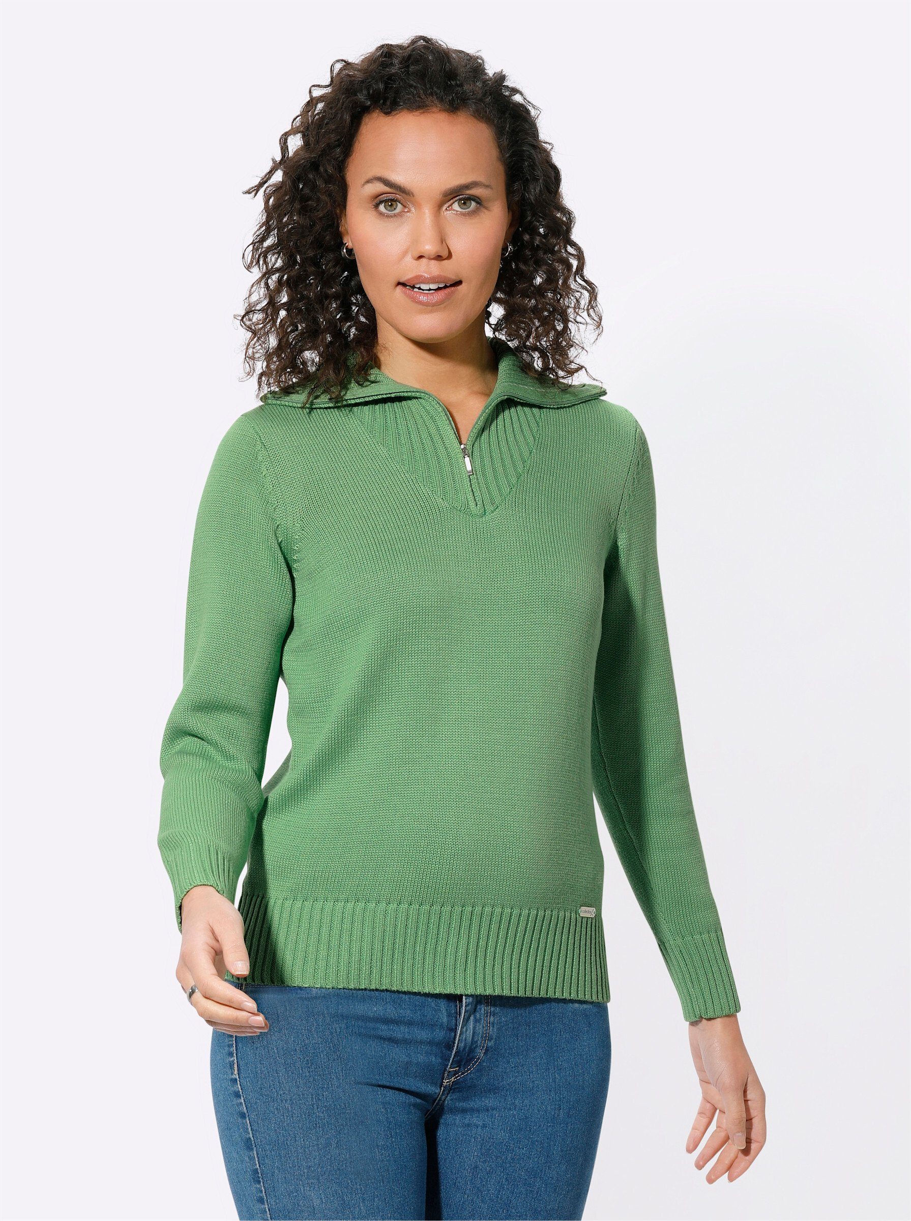 Witt Strickpullover Troyer günstig online kaufen
