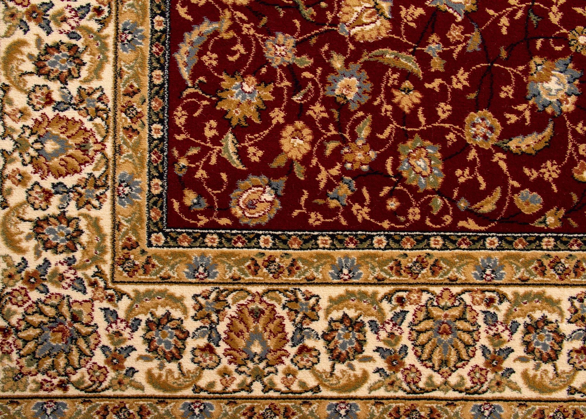 Steffensmeier Orientteppich Classical Quality Floral, Rechteckig, Höhe: 13 mm, Orientalischer Stil,Kurzflor Teppich, Hoch-Tief-Struktur