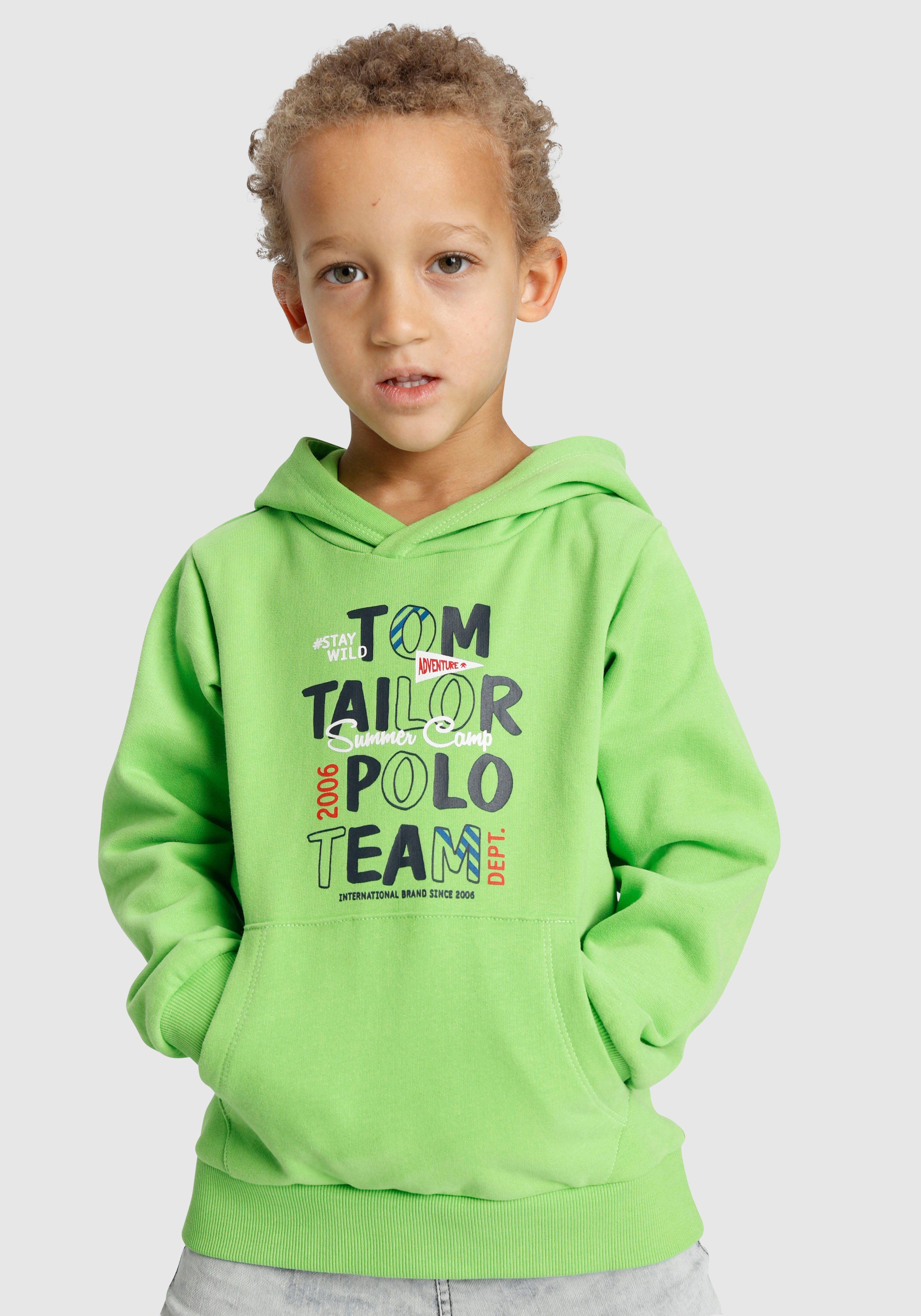 TOM TAILOR Polo Team Kapuzensweatshirt, Mit gefütterter Kapuze und Tasche  online kaufen | OTTO