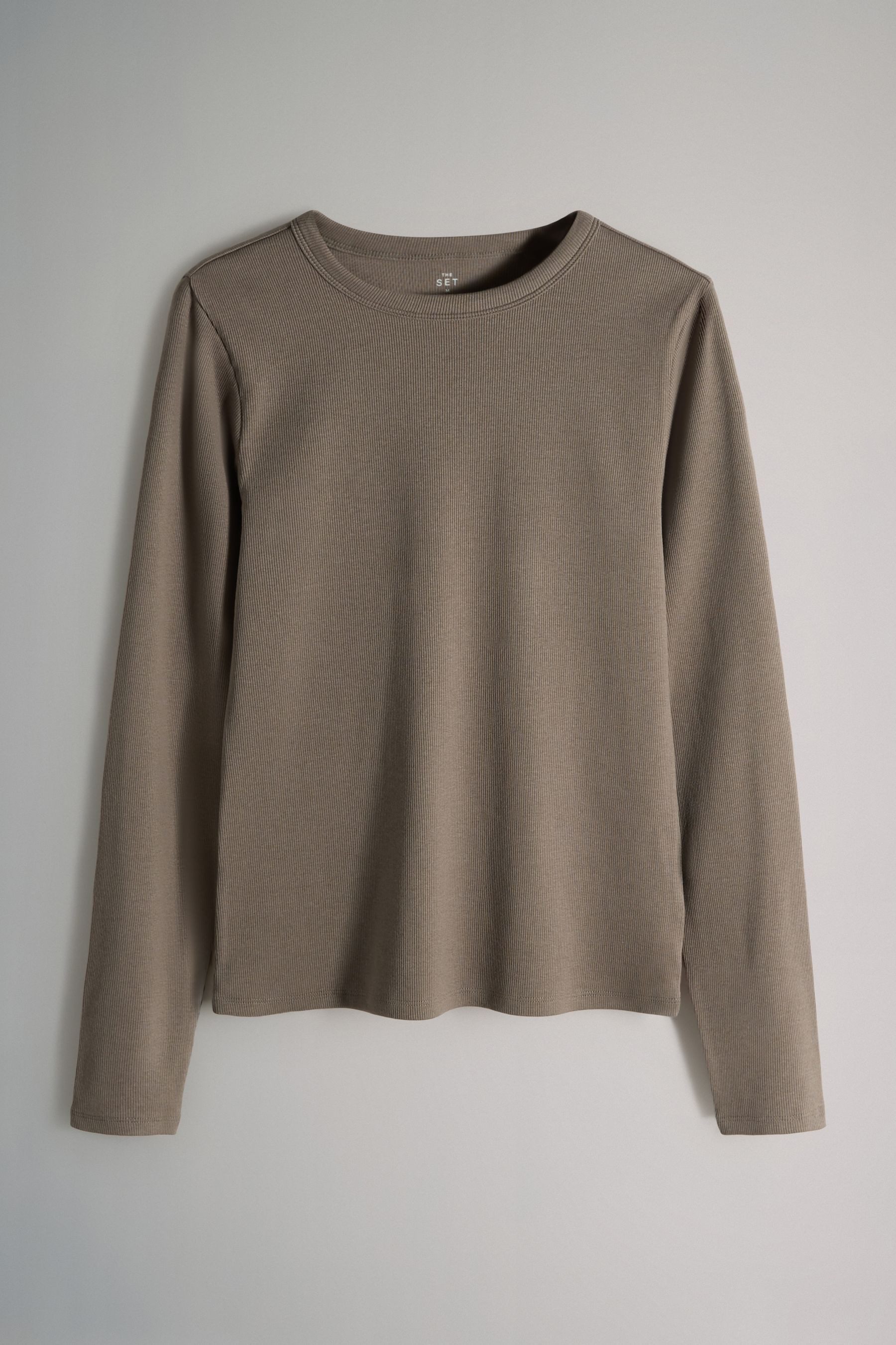 The Set Langarmshirt The Set Langarmshirts mit Kontrast, 4er-Pack (4-tlg)