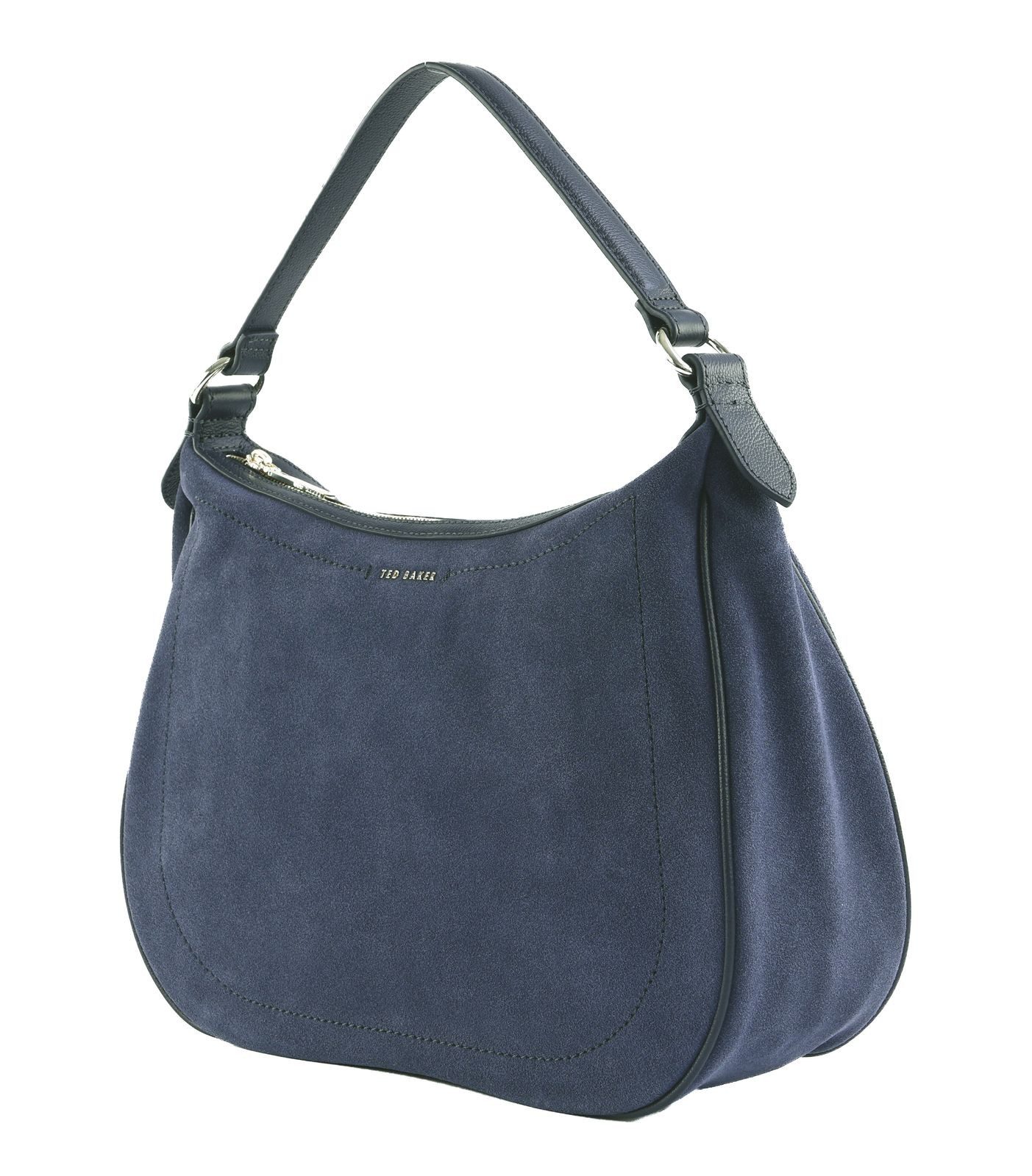 Ted Baker Schultertasche Webbing Suede Hobo Bag, aus echtem Rindsleder