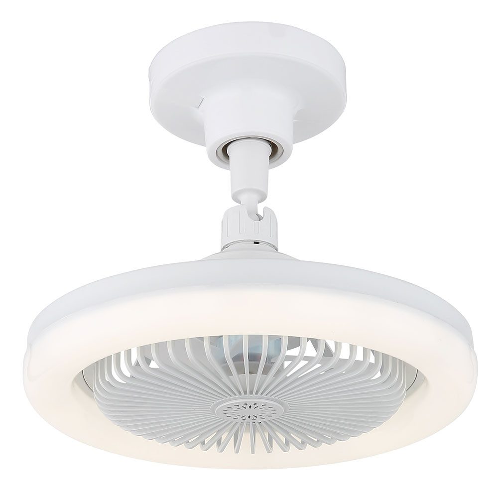 GLOBO LIGHTING Deckenventilator, LED Deckenventilator weiß Fernbedienung Farbwechsler CCT D