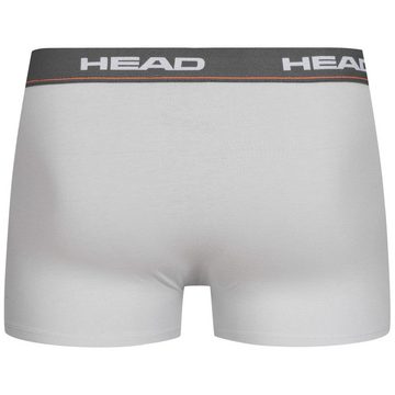 Head Boxershorts Basic Boxer Hüft-Shorts Unterhose Outdoorsport (Set, 2er-Pack) mit Logo auf dem Elastikbund