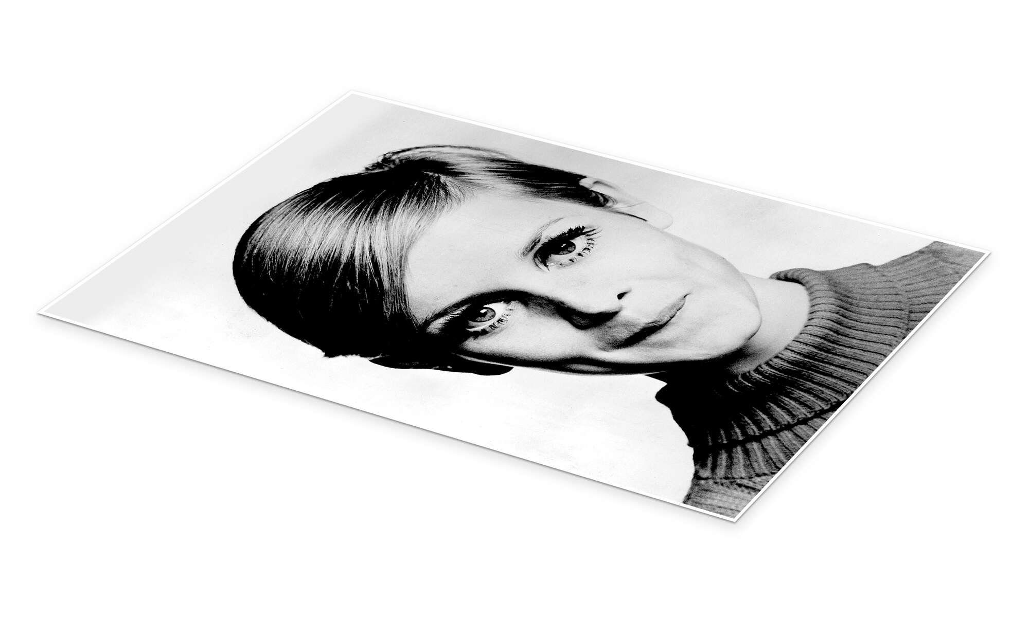 Posterlounge Wandbild Kesse Twiggy, Celebrity Collection, erhältlich als Poster, Leinwandbild, Wandsticker oder Acrylglasbild