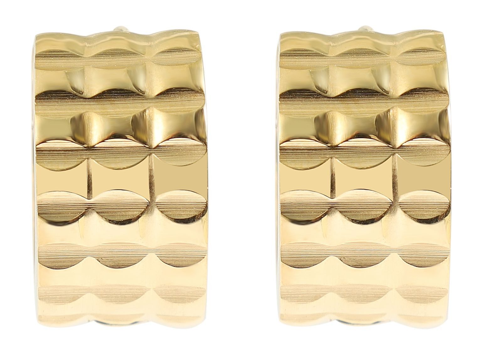 Adelia´s Klappcreolen Unisex Ohrringe – Klappcreole aus Edelstahl, Schöne Geschenkidee zum Geburtstag