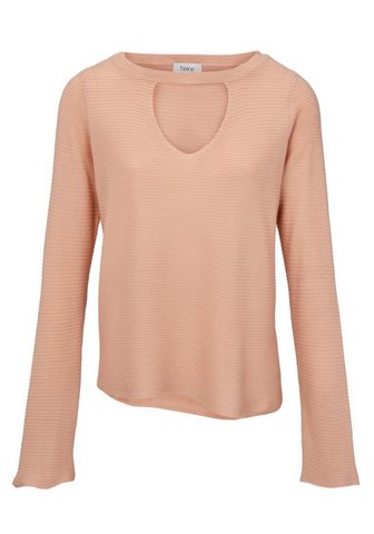 HEINE CASUAL пуловер с Cut Out вырез