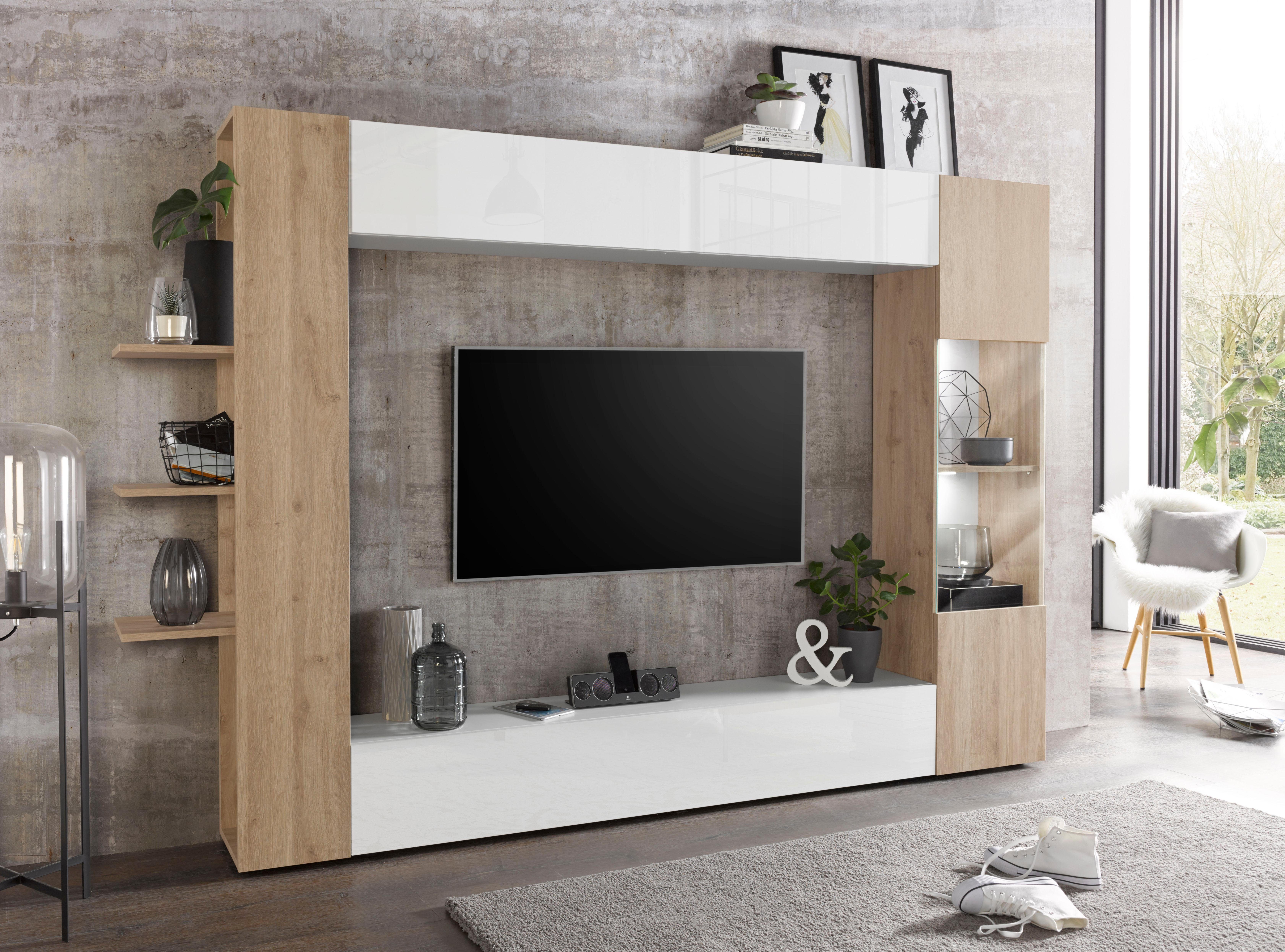 LC TV-Wand SORANO (4-tlg.)